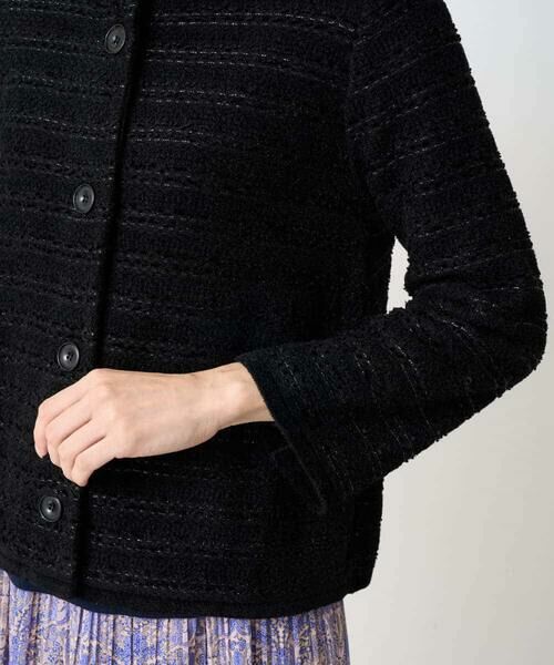 Maison de CINQ / メゾン ドゥ サンク セットアップ | ラメニットバージャケット | 詳細7