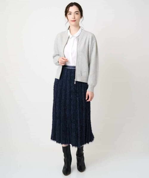 Maison de CINQ / メゾン ドゥ サンク その他アウター | チュール重ねニットブルゾン | 詳細11