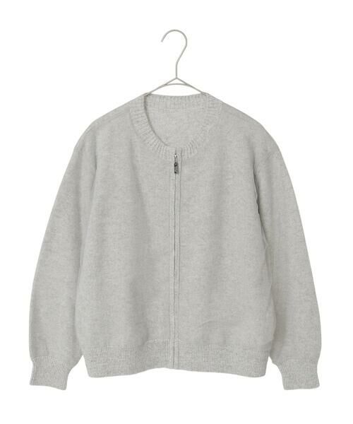 Maison de CINQ / メゾン ドゥ サンク その他アウター | チュール重ねニットブルゾン | 詳細13