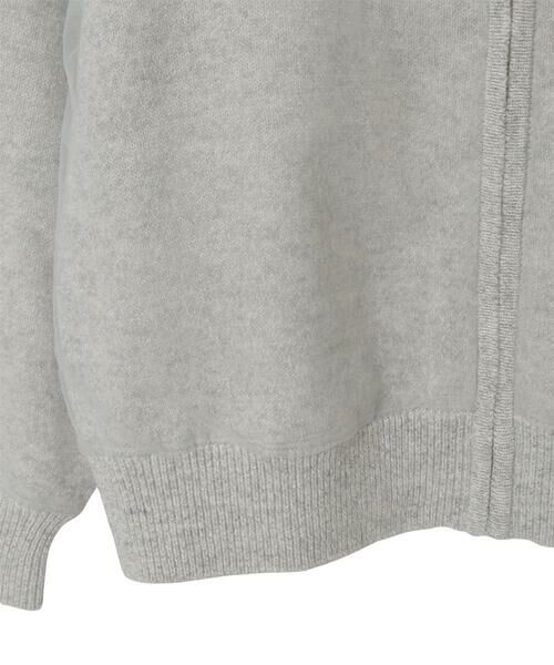 Maison de CINQ / メゾン ドゥ サンク その他アウター | チュール重ねニットブルゾン | 詳細17