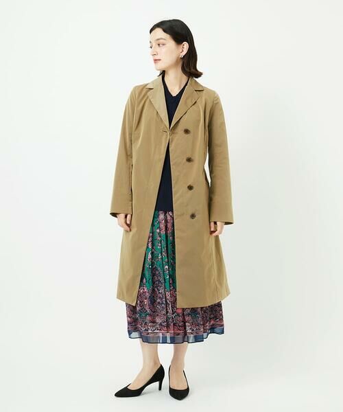 シャンブレーロングコート （その他アウター）｜Maison de CINQ