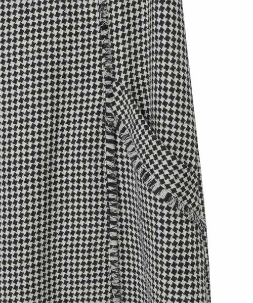 Maison de CINQ / メゾン ドゥ サンク ロング・マキシ丈スカート | 【小さいサイズ/セットアップ対応】千鳥チェックツイードジャンパースカート | 詳細12