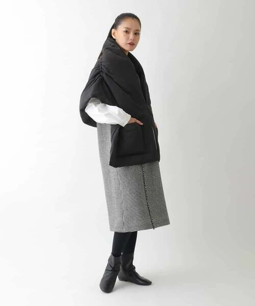 Maison de CINQ / メゾン ドゥ サンク ロング・マキシ丈スカート | 【小さいサイズ/セットアップ対応】千鳥チェックツイードジャンパースカート | 詳細20