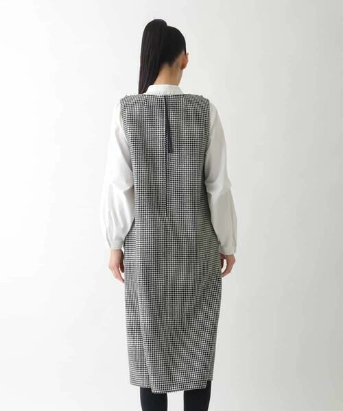 Maison de CINQ / メゾン ドゥ サンク ロング・マキシ丈スカート | 【小さいサイズ/セットアップ対応】千鳥チェックツイードジャンパースカート | 詳細5