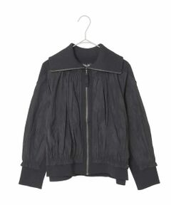 Maison de CINQ / メゾン ドゥ サンク その他アウター | 【小さいサイズ】異素材ジョイントニットブルゾン