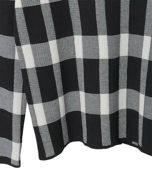 Maison de CINQ / メゾン ドゥ サンク ニット・セーター | 【小さいサイズ】チェック柄インターシャニットプルオーバー | 詳細10
