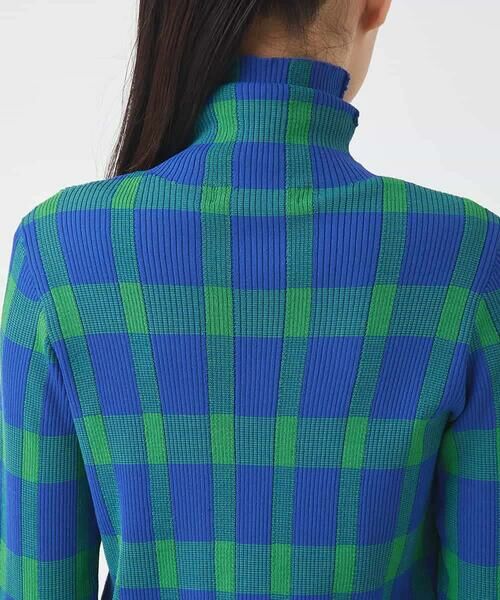 Maison de CINQ / メゾン ドゥ サンク ニット・セーター | 【小さいサイズ】チェック柄インターシャニットプルオーバー | 詳細12