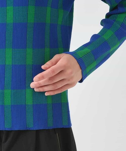 Maison de CINQ / メゾン ドゥ サンク ニット・セーター | 【小さいサイズ】チェック柄インターシャニットプルオーバー | 詳細13