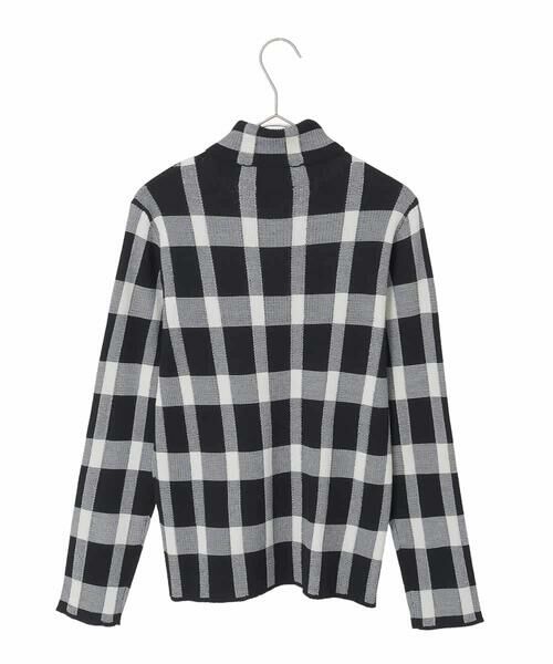 Maison de CINQ / メゾン ドゥ サンク ニット・セーター | 【小さいサイズ】チェック柄インターシャニットプルオーバー | 詳細4