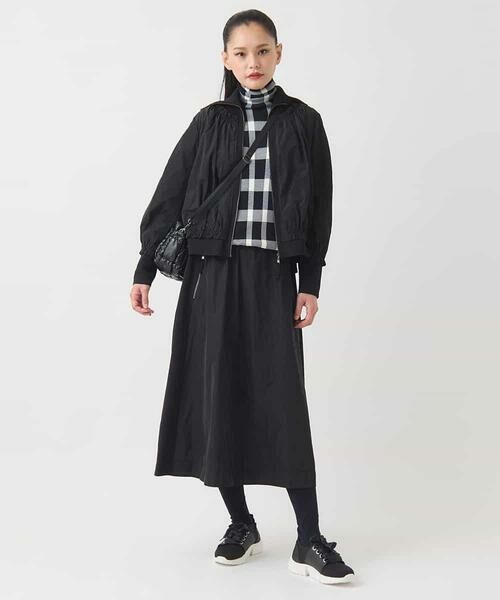 Maison de CINQ / メゾン ドゥ サンク ロング・マキシ丈スカート | 【小さいサイズ】異素材ジョイントニットスカート | 詳細14