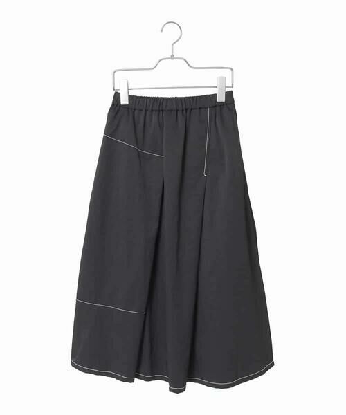 Maison de CINQ / メゾン ドゥ サンク ロング・マキシ丈スカート | 【小さいサイズ】ステッチデザインフレアスカート /洗える | 詳細23