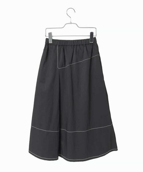 Maison de CINQ / メゾン ドゥ サンク ロング・マキシ丈スカート | 【小さいサイズ】ステッチデザインフレアスカート /洗える | 詳細24