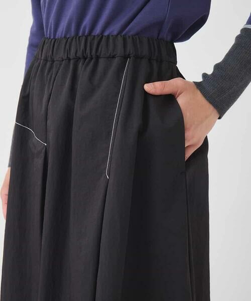 Maison de CINQ / メゾン ドゥ サンク ロング・マキシ丈スカート | 【小さいサイズ】ステッチデザインフレアスカート /洗える | 詳細6