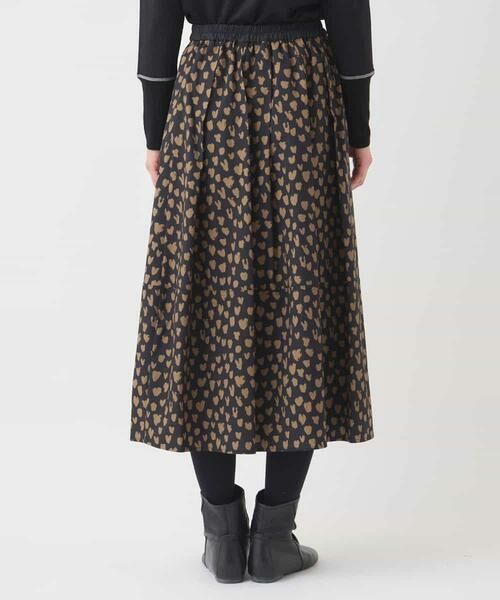 Maison de CINQ / メゾン ドゥ サンク ロング・マキシ丈スカート | 【小さいサイズ】ハート柄ドットプリントフレアスカート | 詳細4