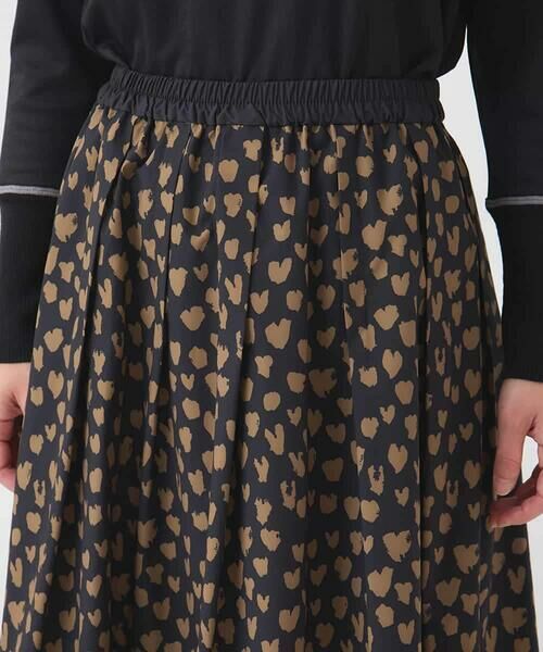 Maison de CINQ / メゾン ドゥ サンク ロング・マキシ丈スカート | 【小さいサイズ】ハート柄ドットプリントフレアスカート | 詳細5