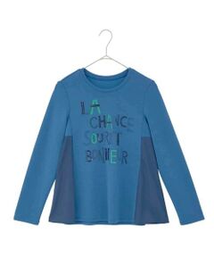 Maison de CINQ / メゾン ドゥ サンク カットソー | 【小さいサイズ】スパンコール刺繍ロゴプルオーバー