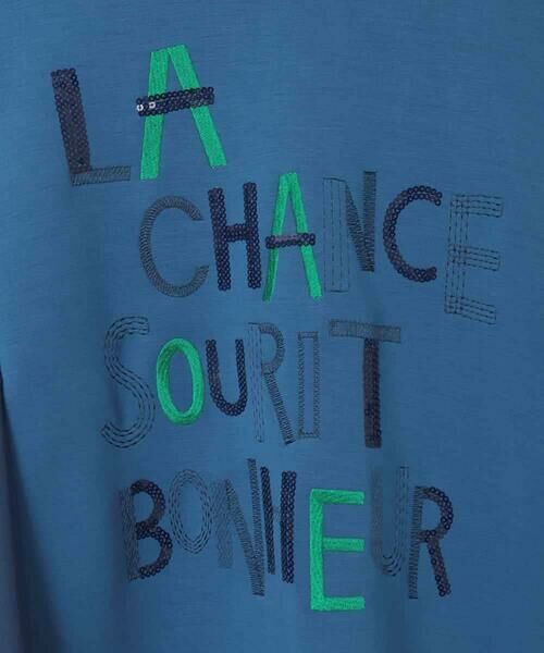 Maison de CINQ / メゾン ドゥ サンク カットソー | 【小さいサイズ】スパンコール刺繍ロゴプルオーバー | 詳細11