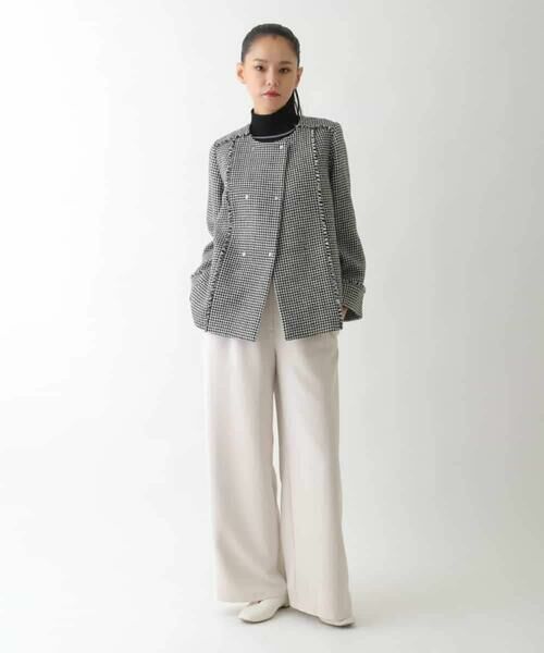 Maison de CINQ / メゾン ドゥ サンク その他パンツ | 【小さいサイズ】ソフトツイルセミワイドパンツ | 詳細14