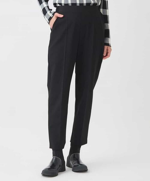 Maison de CINQ / メゾン ドゥ サンク ショート・ハーフ・半端丈パンツ | 【小さいサイズ】センタープレステーパードパンツ | 詳細25