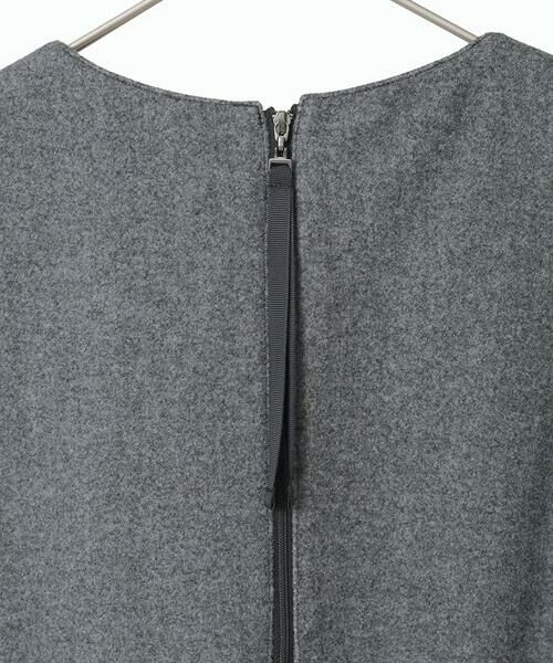 Maison de CINQ / メゾン ドゥ サンク ロング・マキシ丈スカート | 【小さいサイズ】異素材Vネックジャンパースカート | 詳細16