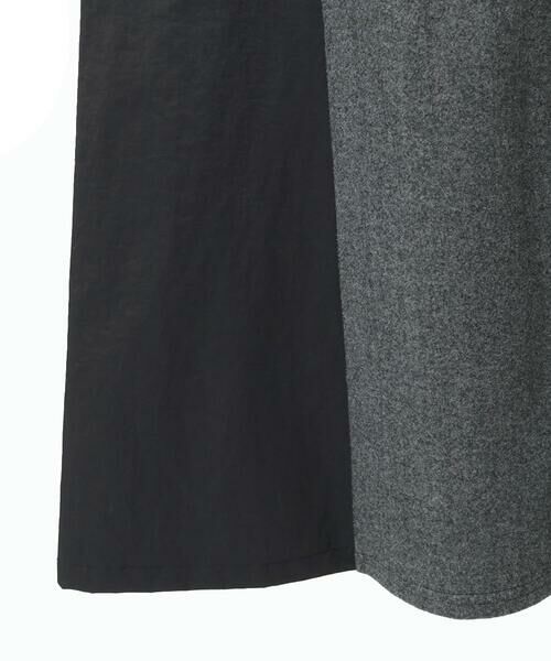 Maison de CINQ / メゾン ドゥ サンク ロング・マキシ丈スカート | 【小さいサイズ】異素材Vネックジャンパースカート | 詳細19