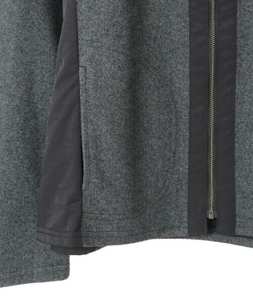 Maison de CINQ / メゾン ドゥ サンク ノーカラージャケット | 【小さいサイズ】異素材ノーカラージャケット | 詳細23