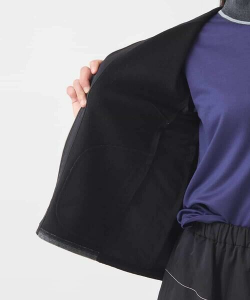 Maison de CINQ / メゾン ドゥ サンク ノーカラージャケット | 【小さいサイズ】異素材ノーカラージャケット | 詳細8
