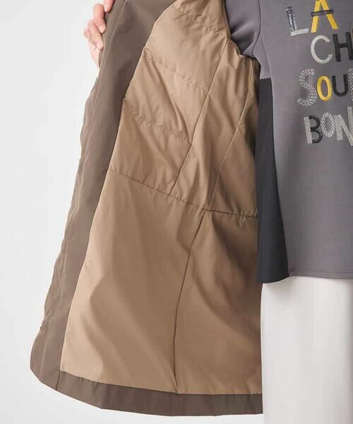 Maison de CINQ / メゾン ドゥ サンク ダウンジャケット・ベスト | 【小さいサイズ】メモリータフタフリルカラーコート | 詳細14