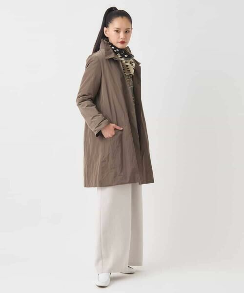 Maison de CINQ / メゾン ドゥ サンク ダウンジャケット・ベスト | 【小さいサイズ】メモリータフタフリルカラーコート | 詳細18