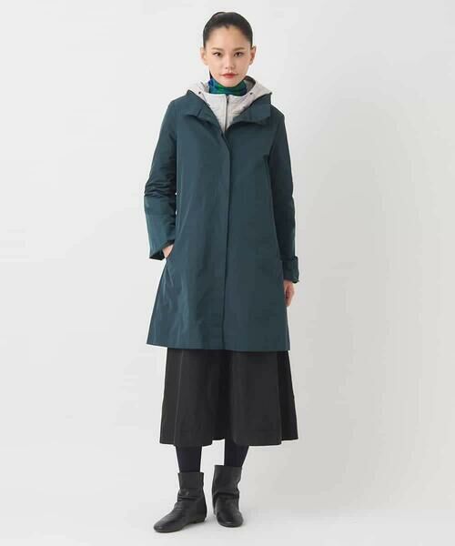 Maison de CINQ / メゾン ドゥ サンク ダウンジャケット・ベスト | 【小さいサイズ】メモリータフタフリルカラーコート | 詳細19