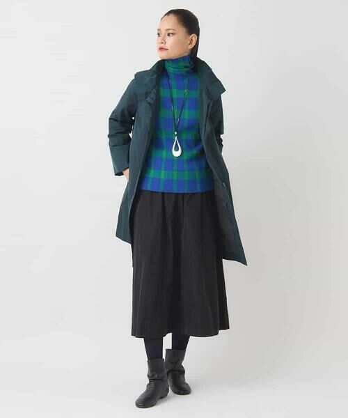 Maison de CINQ / メゾン ドゥ サンク ダウンジャケット・ベスト | 【小さいサイズ】メモリータフタフリルカラーコート | 詳細21