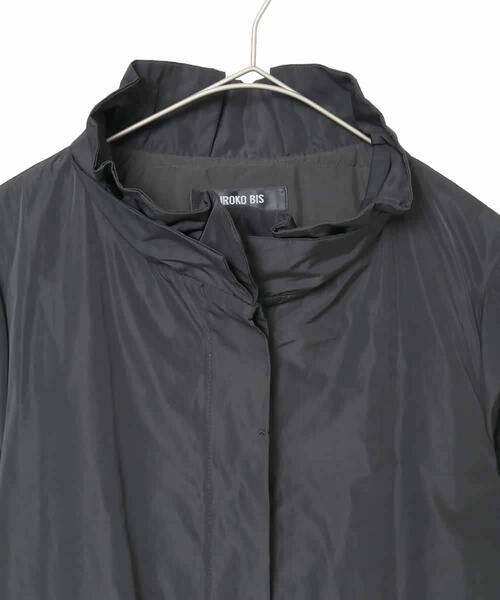 Maison de CINQ / メゾン ドゥ サンク ダウンジャケット・ベスト | 【小さいサイズ】メモリータフタフリルカラーコート | 詳細25