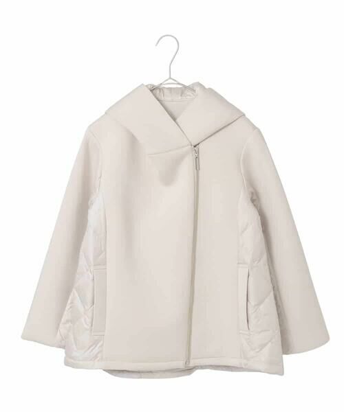 Maison de CINQ / メゾン ドゥ サンク ダウンジャケット・ベスト | 【小さいサイズ】ダンボールライトダウンジャケット（ベージュ）