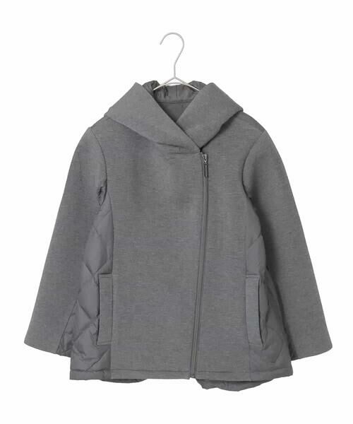 Maison de CINQ / メゾン ドゥ サンク ダウンジャケット・ベスト | 【小さいサイズ】ダンボールライトダウンジャケット（グレー）