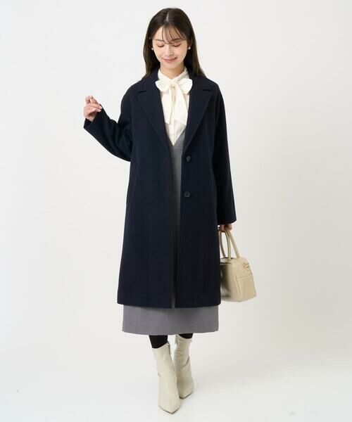 Maison de CINQ / メゾン ドゥ サンク シャツ・ブラウス | 【小さいサイズ】パウダーサテン ボウタイブラウス/洗濯機で洗える | 詳細22