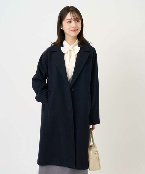 Maison de CINQ / メゾン ドゥ サンク シャツ・ブラウス | 【小さいサイズ】パウダーサテン ボウタイブラウス/洗濯機で洗える | 詳細5