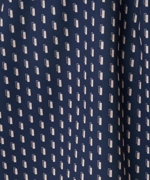 Maison de CINQ / メゾン ドゥ サンク シャツ・ブラウス | 【小さいサイズ】ボウタイ風幾何柄ブラウス/洗濯機で洗える | 詳細22