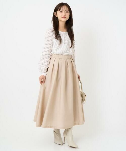 Maison de CINQ / メゾン ドゥ サンク シャツ・ブラウス | 【小さいサイズ】ボウタイ風幾何柄ブラウス/洗濯機で洗える | 詳細30