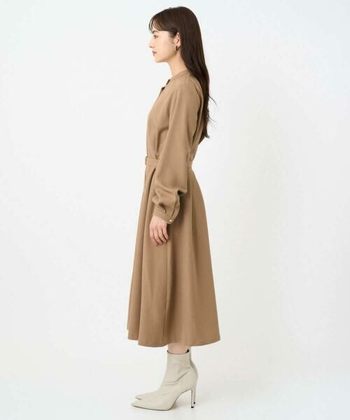 Maison de CINQ / メゾン ドゥ サンク ロング・マキシ丈ワンピース | 【小さいサイズ】ウエストタックデザインワンピース/洗濯機で洗える | 詳細4