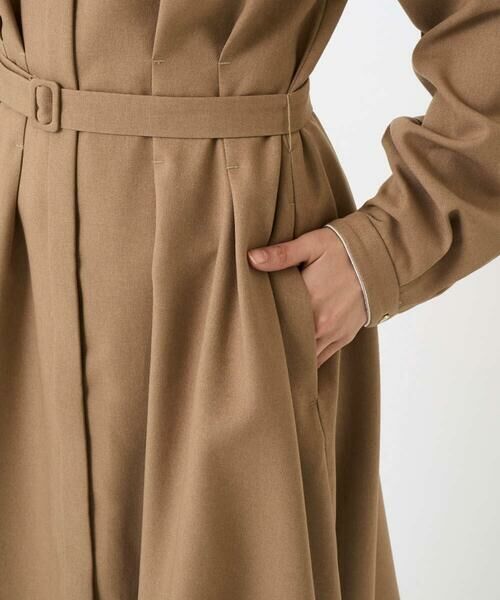 Maison de CINQ / メゾン ドゥ サンク ロング・マキシ丈ワンピース | 【小さいサイズ】ウエストタックデザインワンピース/洗濯機で洗える | 詳細8