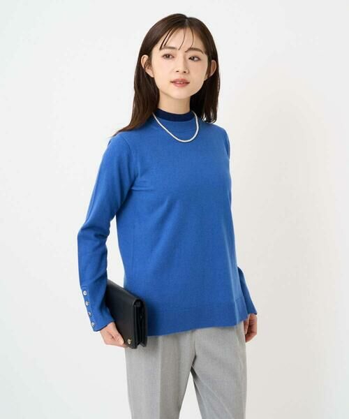 Maison de CINQ / メゾン ドゥ サンク ニット・セーター | 【小さいサイズ】配色レイヤードデザインニット/洗える | 詳細20