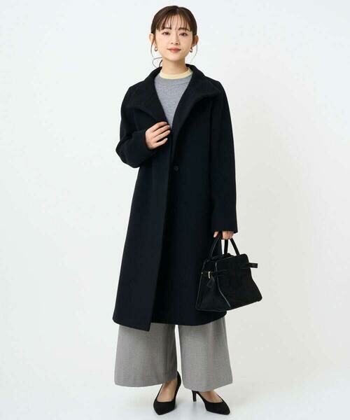 Maison de CINQ / メゾン ドゥ サンク ニット・セーター | 【小さいサイズ】配色レイヤードデザインニット/洗える | 詳細8