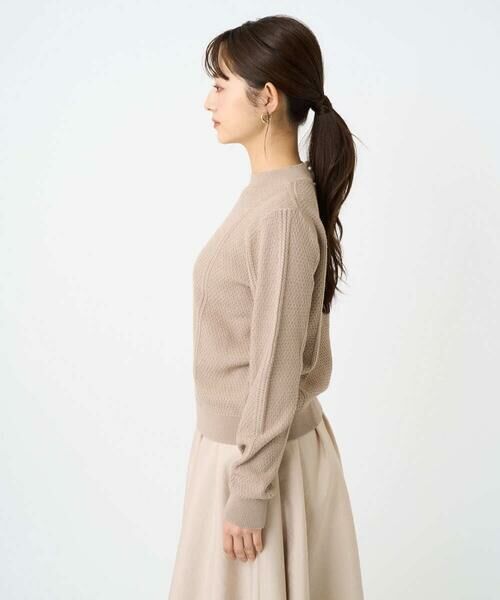 Maison de CINQ / メゾン ドゥ サンク ニット・セーター | 【小さいサイズ】ミニケーブル編みニット/洗える | 詳細15