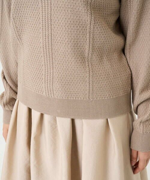 Maison de CINQ / メゾン ドゥ サンク ニット・セーター | 【小さいサイズ】ミニケーブル編みニット/洗える | 詳細20