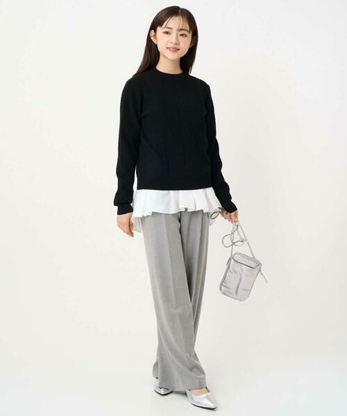 Maison de CINQ / メゾン ドゥ サンク ニット・セーター | 【小さいサイズ】ミニケーブル編みニット/洗える | 詳細25