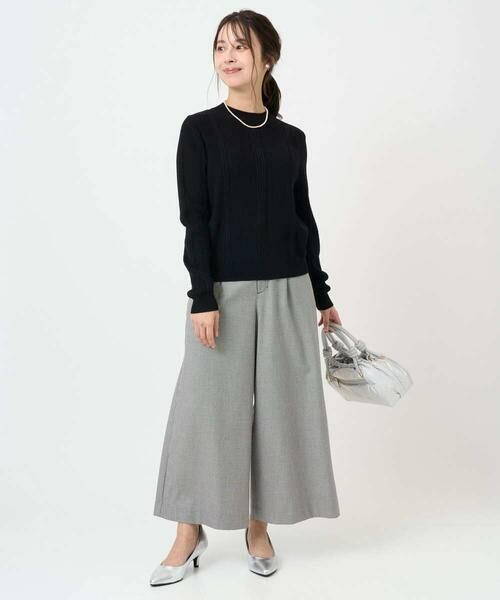 Maison de CINQ / メゾン ドゥ サンク ニット・セーター | 【小さいサイズ】ミニケーブル編みニット/洗える | 詳細28