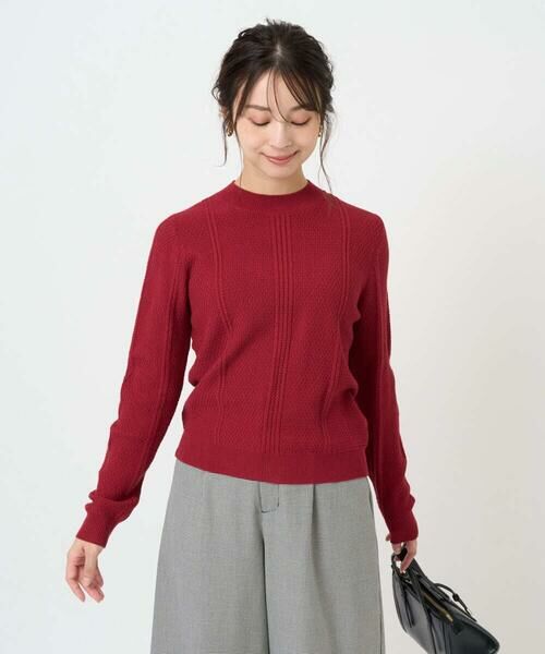 Maison de CINQ / メゾン ドゥ サンク ニット・セーター | 【小さいサイズ】ミニケーブル編みニット/洗える | 詳細5