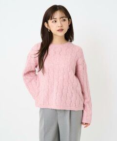 Maison de CINQ / メゾン ドゥ サンク ニット・セーター | 【小さいサイズ】スパンコールラメ入りニット/洗える