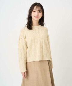 Maison de CINQ / メゾン ドゥ サンク ニット・セーター | 【小さいサイズ】スパンコールラメ入りニット/洗える