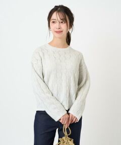 Maison de CINQ / メゾン ドゥ サンク ニット・セーター | 【小さいサイズ】スパンコールラメ入りニット/洗える